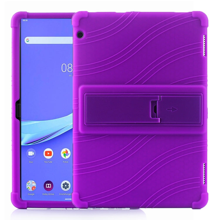 Tablet PC Silicone Protective Case with Invisible Bracket, For Huawei MediaPad T5, For Lenovo Tab M10, For Lenovo Tab E10, For iPad 6 (9.7 Universal)