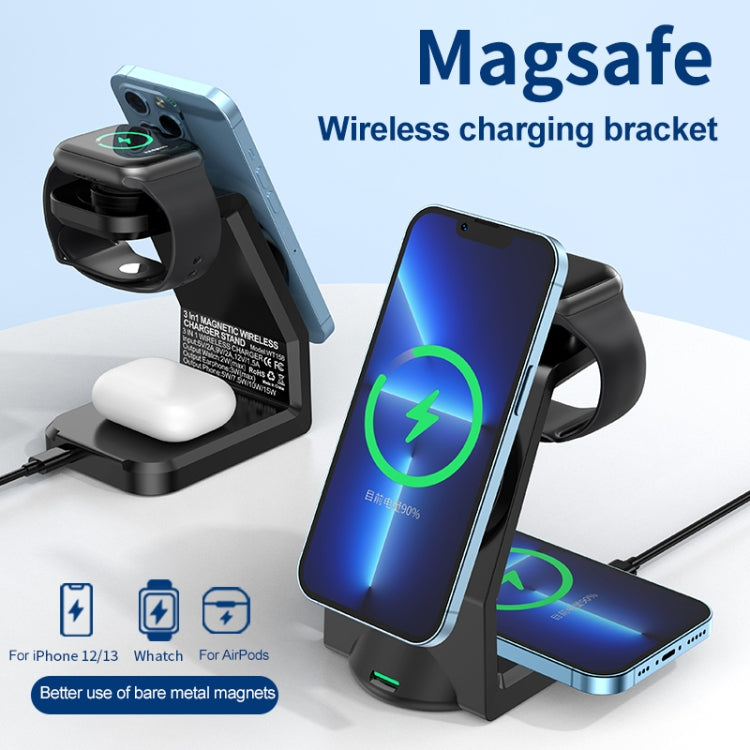 WT-158 Magnetic Multi in one wireless Charger, Multi in one