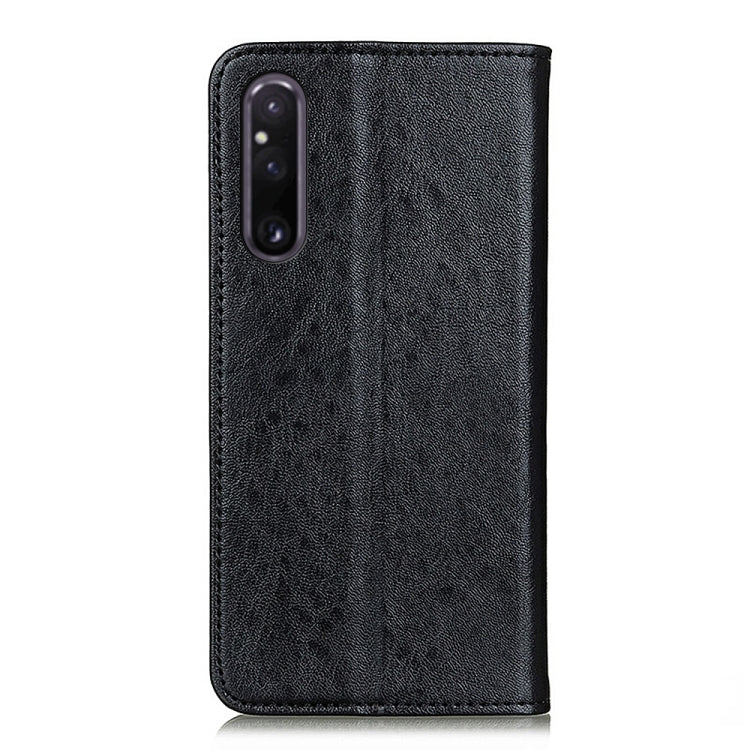 Magnetic Crazy Horse Texture Horizontal Flip Leather Phone Case, For Sony Xperia 1 V, For Sony Xperia 10 V