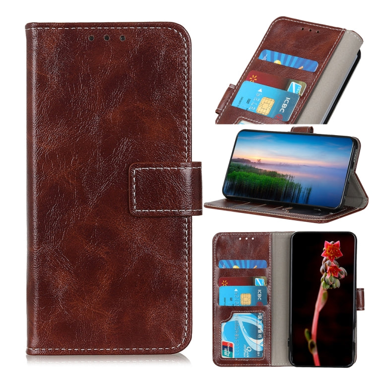 Retro Crazy Horse Texture Horizontal Flip Leather Phone Case, For Sony Xperia 1 V, For Sony Xperia 10 V