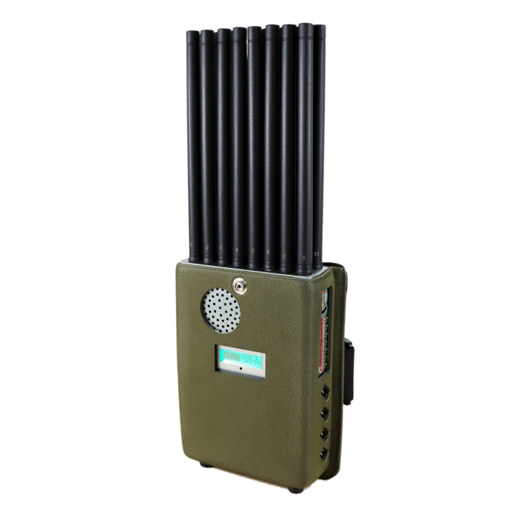 Handheld 18 Bands 2G 3G 4G 5G Wi-Fi GPS UHF VHF Cellphone Signal Jammer, JAX-121A-18