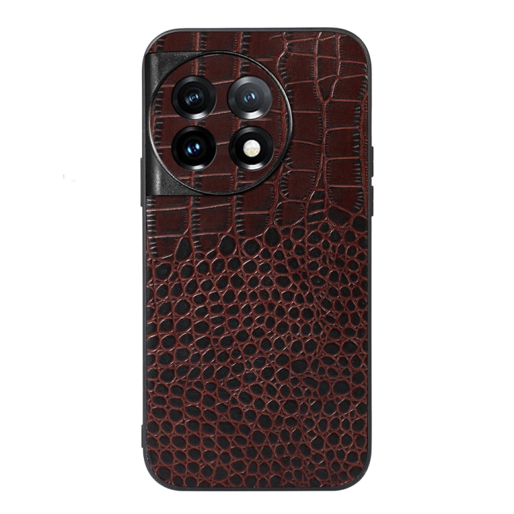 Crocodile Texture Genuine Leather Phone Case, For OnePlus 11, For OnePlus 11R/Ace 2, For Sony Xperia 1 V, For Samsung Galaxy A24 4G