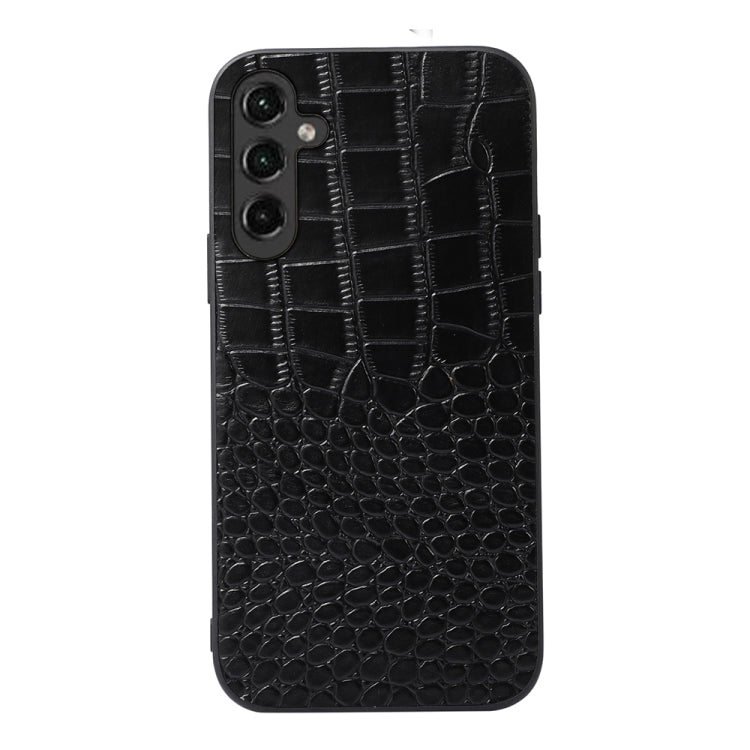 Crocodile Texture Genuine Leather Phone Case, For OnePlus 11, For OnePlus 11R/Ace 2, For Sony Xperia 1 V, For Samsung Galaxy A24 4G