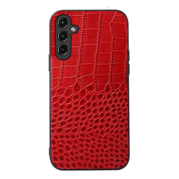 Crocodile Texture Genuine Leather Phone Case, For OnePlus 11, For OnePlus 11R/Ace 2, For Sony Xperia 1 V, For Samsung Galaxy A24 4G