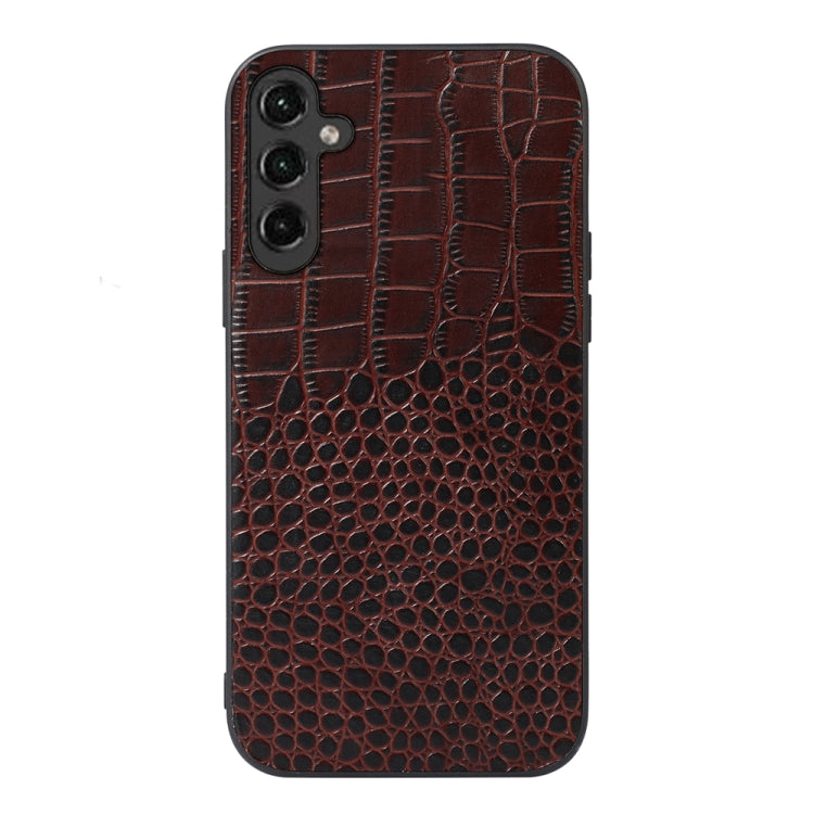 Crocodile Texture Genuine Leather Phone Case, For OnePlus 11, For OnePlus 11R/Ace 2, For Sony Xperia 1 V, For Samsung Galaxy A24 4G