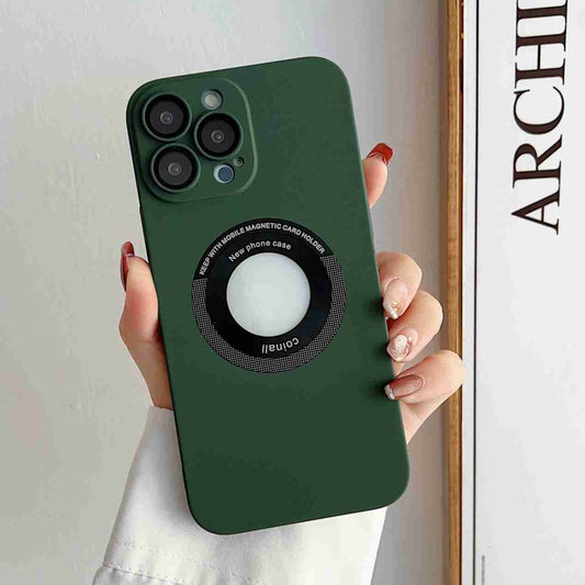 Skin Feel CD Texture MagSafe Magnetic Phone Case, For iPhone 13, For iPhone 12 Pro Max, For iPhone 12 Pro