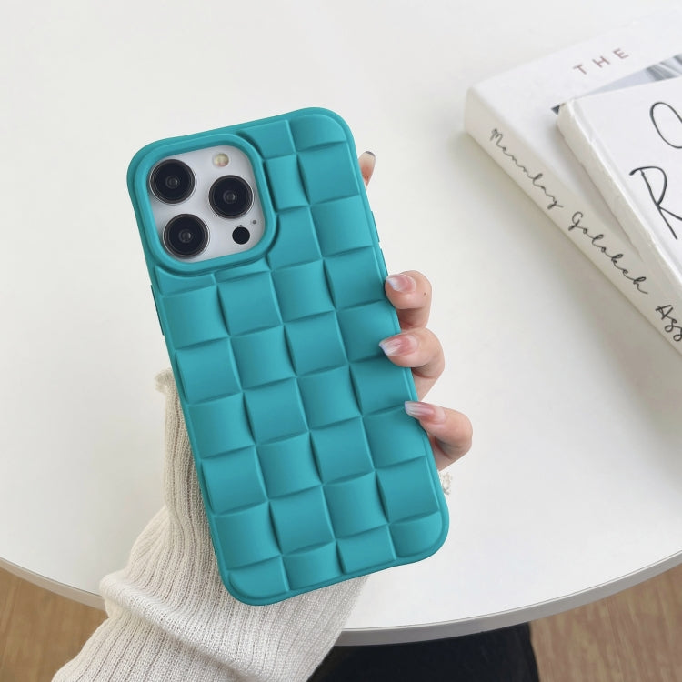 3D Cube Weave Texture Skin Feel Phone Case, For iPhone 11 Pro Max