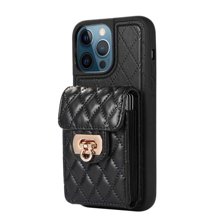 Card Slot Leather Phone Case with Short Lanyard, For iPhone 12 / 12 Pro, For iPhone 11 Pro Max, For iPhone 11 Pro, For iPhone 11