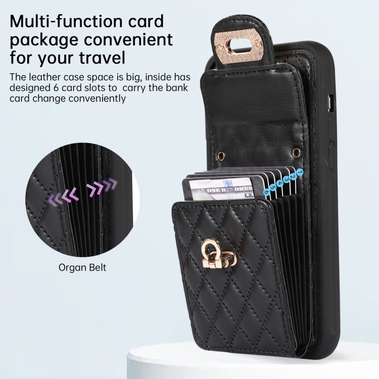 Card Slot Leather Phone Case with Short Lanyard, For iPhone 12 / 12 Pro, For iPhone 11 Pro Max, For iPhone 11 Pro, For iPhone 11