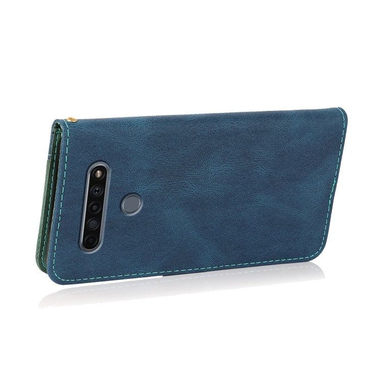 Dual-color Stitching Leather Phone Case, For LG K61, For LG Stylo 5, For Sony Xperia 1, For Sony Xperia 1 II, For Sony Xperia 1 III, For Sony Xperia 5