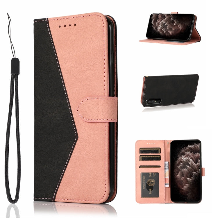 Dual-color Stitching Leather Phone Case, For Sony Xperia 5 II, For Sony Xperia 5 III, For Sony Xperia 10, For Sony Xperia 10 II, For Sony Xperia 10 III, For Sony Xperia L1