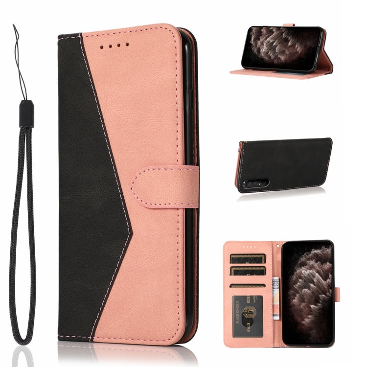 Dual-color Stitching Leather Phone Case, For Sony Xperia 5 II, For Sony Xperia 5 III, For Sony Xperia 10, For Sony Xperia 10 II, For Sony Xperia 10 III, For Sony Xperia L1