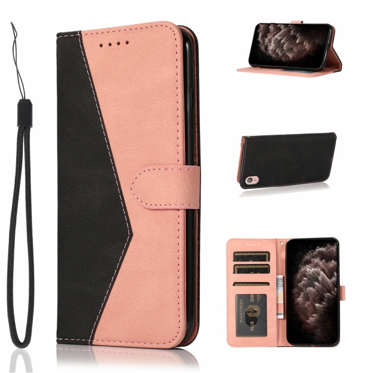 Dual-color Stitching Leather Phone Case, For Sony Xperia 5 II, For Sony Xperia 5 III, For Sony Xperia 10, For Sony Xperia 10 II, For Sony Xperia 10 III, For Sony Xperia L1