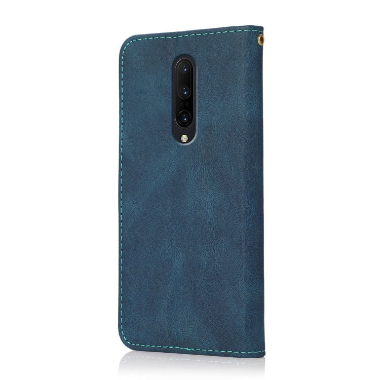 Dual-color Stitching Leather Phone Case