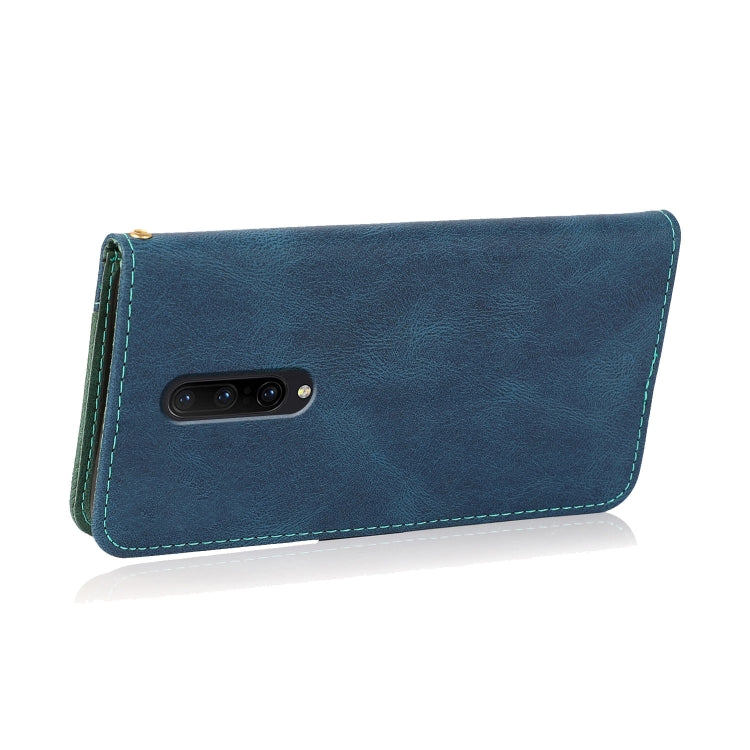 Dual-color Stitching Leather Phone Case