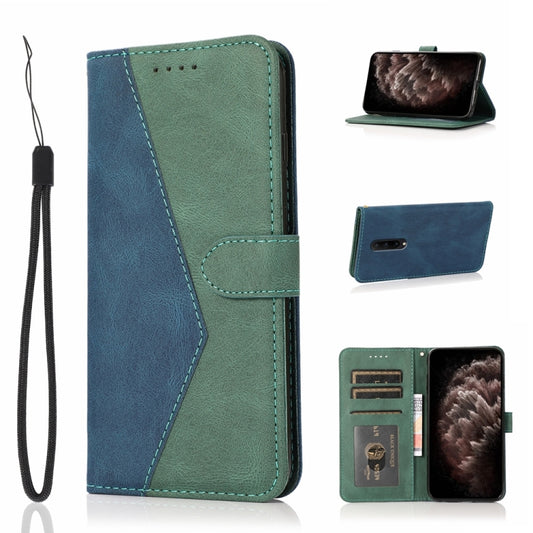 Dual-color Stitching Leather Phone Case, For OnePlus 7 Pro, For OnePlus 7T, For OnePlus 8, For OnePlus 8 Pro