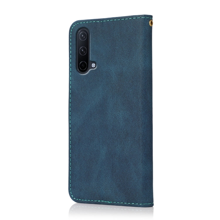 Dual-color Stitching Leather Phone Case, For OnePlus Nord CE 5G, For OnePlus Nord N200 5G, For OPPO A5 2020 / A9 2020, For OPPO A52 / A92, For OPPO A53 5G / A72 5G / A73 5G, For OPPO A53 2020