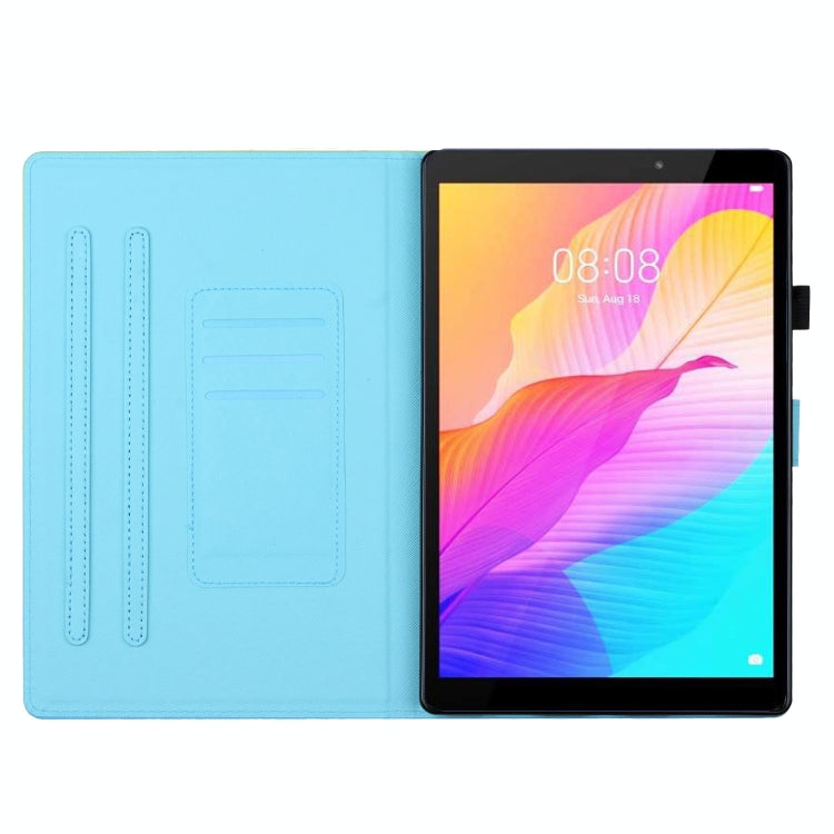 Stitching Gradient Leather Tablet Case, For Amazon Kindle Fire HD8 2020, For Amazon Kindle Fire HD8 / HD8 Plus 2022, For Amazon Kindle Fire HD10 / HD10 Plus 2021, For Amazon Kindle Youth Version 2022, For Amazon Kindle Fire 7 2022