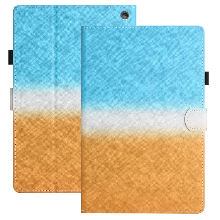 Stitching Gradient Leather Tablet Case, For Amazon Kindle Fire HD8 2020, For Amazon Kindle Fire HD8 / HD8 Plus 2022, For Amazon Kindle Fire HD10 / HD10 Plus 2021, For Amazon Kindle Youth Version 2022