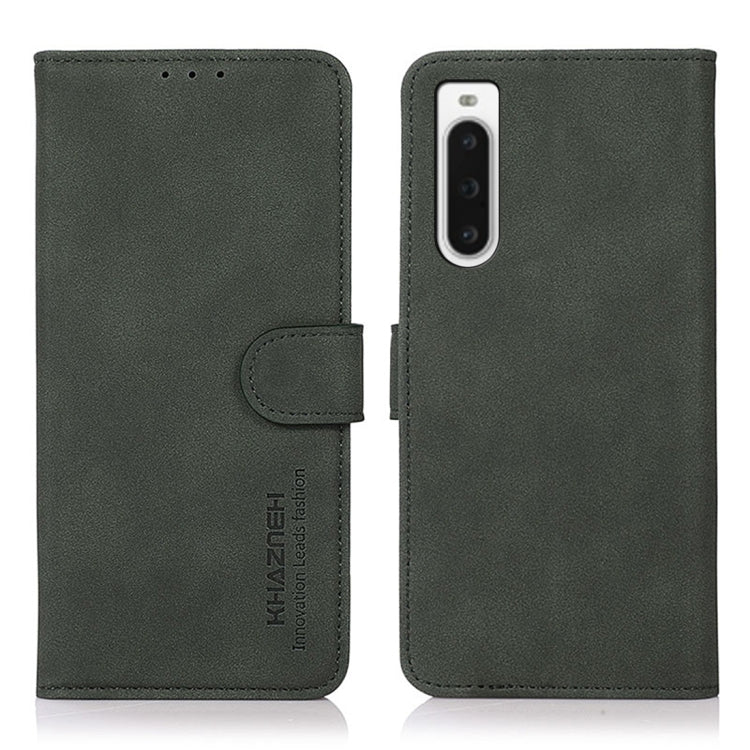 KHAZNEH Matte Texture Leather Phone Case