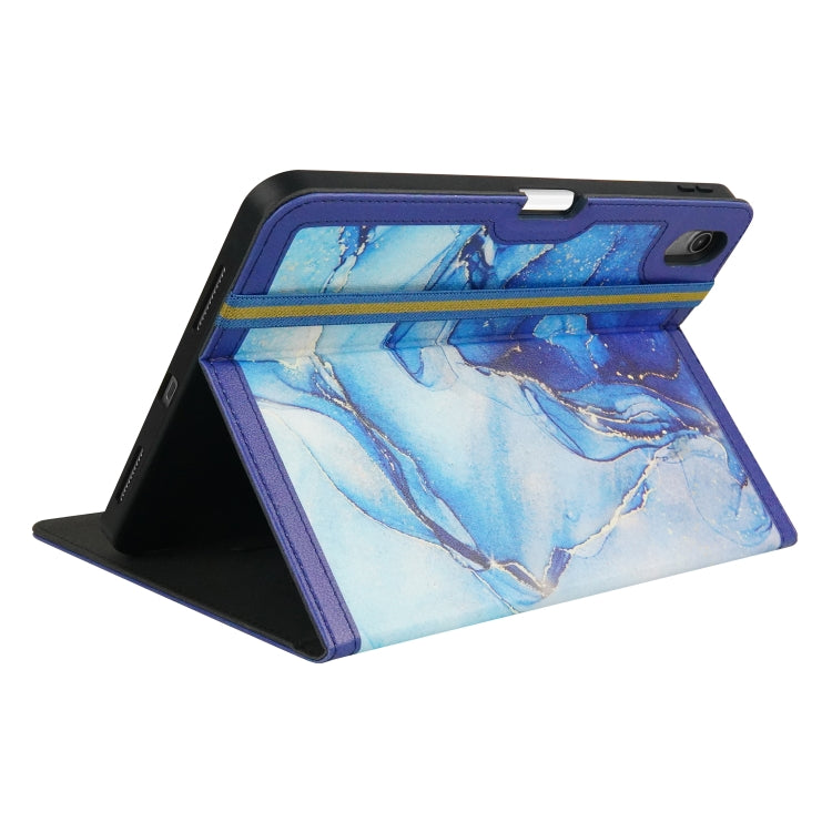 Marble Pattern Stitching Leather Tablet Case, For iPad 10th Gen 10.9 2022, For 10 inch