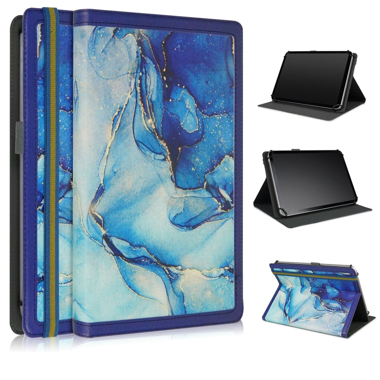 Marble Pattern Stitching Leather Tablet Case, For iPad 10th Gen 10.9 2022, For 10 inch