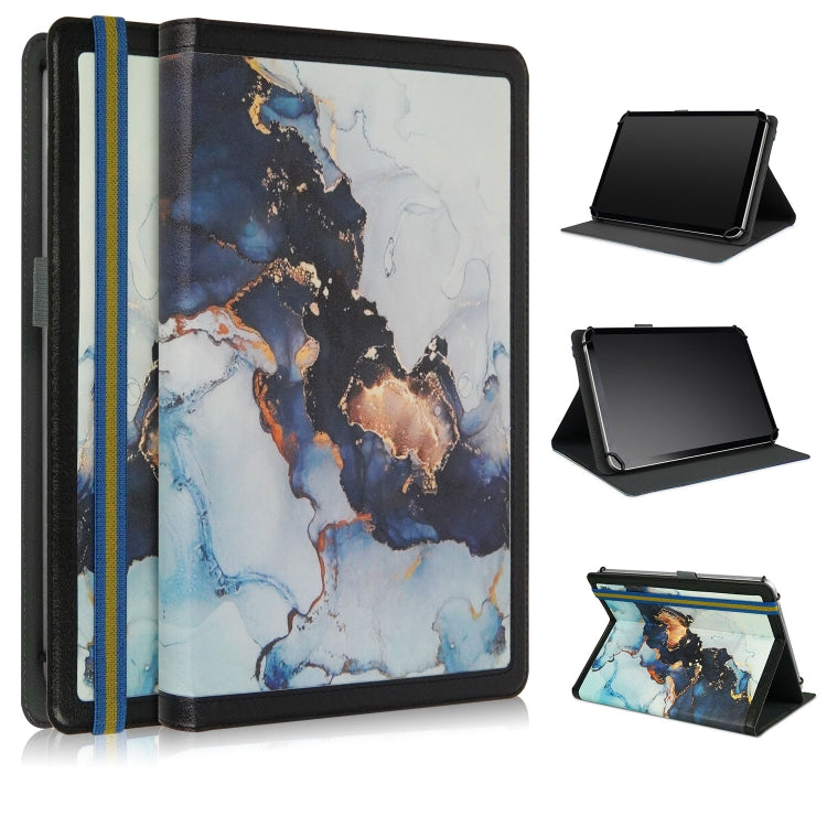 Marble Pattern Stitching Leather Tablet Case, For iPad 10th Gen 10.9 2022, For 10 inch