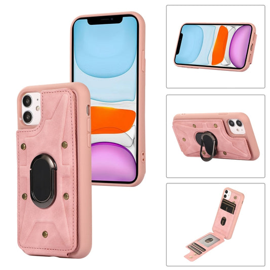 Armor Ring Wallet Back Cover Phone Case, For iPhone 11, For iPhone 11 Pro, For iPhone 11 Pro Max, For iPhone X / XS