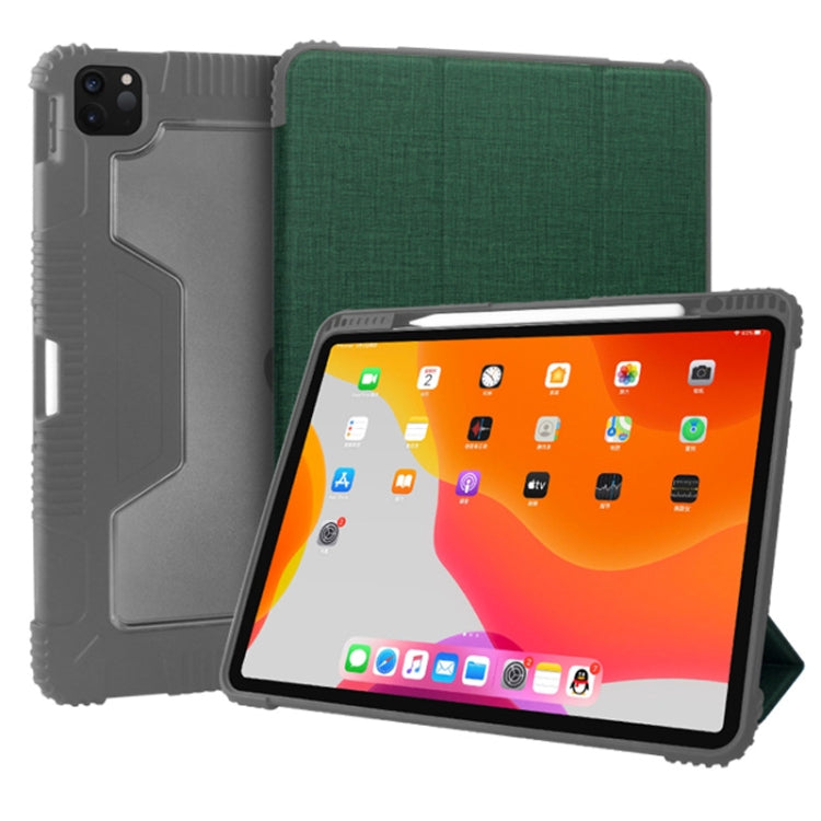 Mutural Horizontal Flip PC + TPU + PU Leather Case with Holder & Pen Slot, For iPad Pro 11 inch (2021) / (2020), For iPad Pro 12.9 inch 2022 / 2021 / 2020