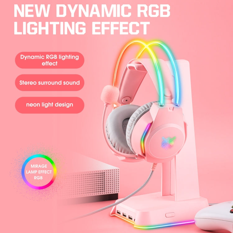 X26 USB+3.5mm RGB Wired Gaming Headset, X26