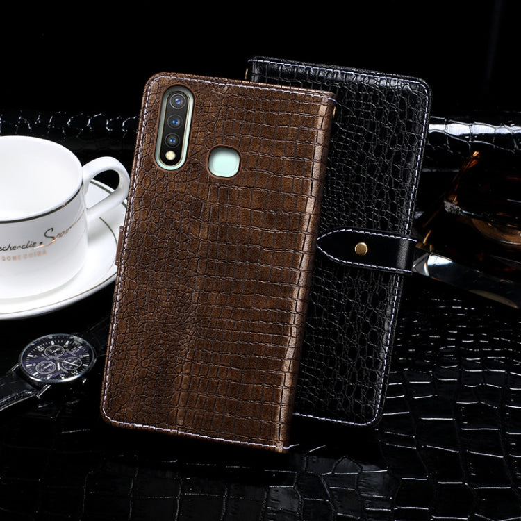 idewei Crocodile Texture Horizontal Flip Leather Case with Holder & Card Slots & Wallet, For Vivo U20, For Cubot Quest Lite, For Blackview A80 Pro