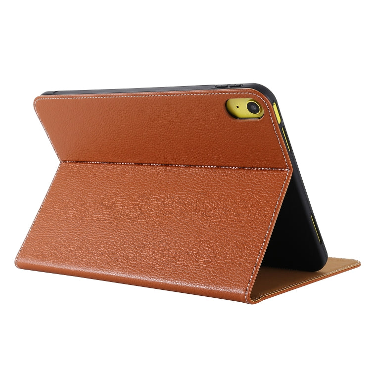 GEBEI Silk Texture Flip Tablet Leather Case, For iPad 10th Gen 10.9 2022