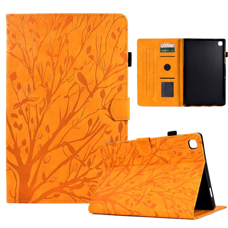 Fortune Tree Pressure Flower PU Tablet Case with Wake-up / Sleep Function, For iPad 10.2 2019 2020 / iPad 10.5 2017 2019, For iPad 10.9 2022, For iPad Air / Air 2 / 9.7 2017 2018, For iPad Pro 11 / Air 4 10.9 2020 / Air 5 10.9