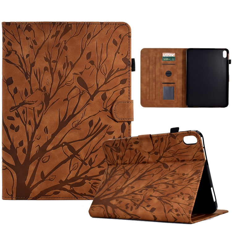 Fortune Tree Pressure Flower PU Tablet Case with Wake-up / Sleep Function, For iPad 10.2 2019 2020 / iPad 10.5 2017 2019, For iPad 10.9 2022, For iPad Air / Air 2 / 9.7 2017 2018, For iPad Pro 11 / Air 4 10.9 2020 / Air 5 10.9