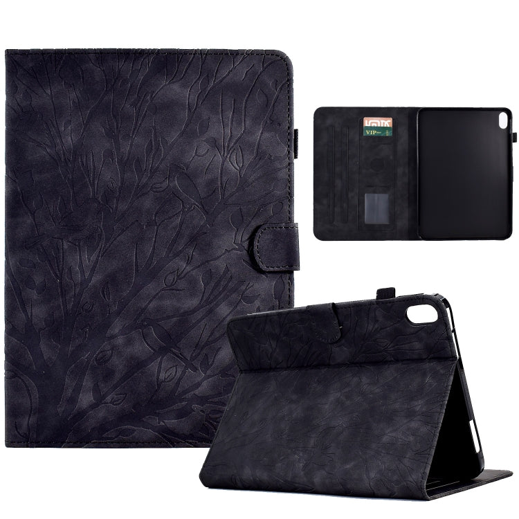 Fortune Tree Pressure Flower PU Tablet Case with Wake-up / Sleep Function, For iPad 10.2 2019 2020 / iPad 10.5 2017 2019, For iPad 10.9 2022, For iPad Air / Air 2 / 9.7 2017 2018, For iPad Pro 11 / Air 4 10.9 2020 / Air 5 10.9