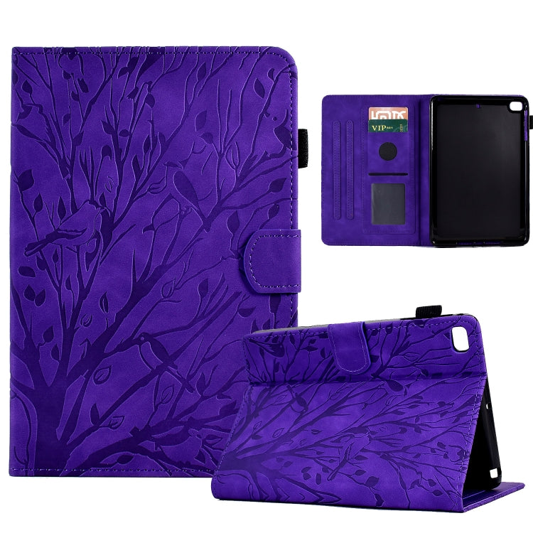 Fortune Tree Pressure Flower PU Tablet Case with Wake-up / Sleep Function, For iPad 10.2 2019 2020 / iPad 10.5 2017 2019, For iPad 10.9 2022, For iPad Air / Air 2 / 9.7 2017 2018, For iPad Pro 11 / Air 4 10.9 2020 / Air 5 10.9