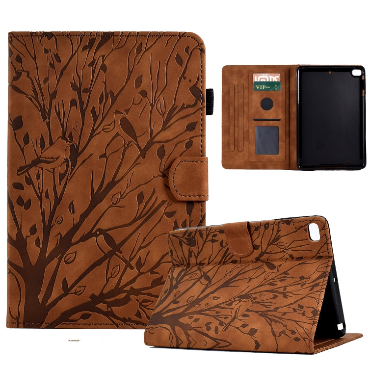 Fortune Tree Pressure Flower PU Tablet Case with Wake-up / Sleep Function, For iPad 10.2 2019 2020 / iPad 10.5 2017 2019, For iPad 10.9 2022, For iPad Air / Air 2 / 9.7 2017 2018, For iPad Pro 11 / Air 4 10.9 2020 / Air 5 10.9