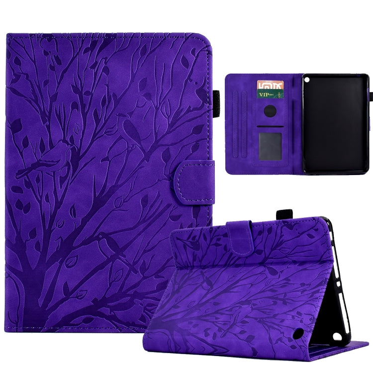 Fortune Tree Pressure Flower PU Tablet Case with Wake-up / Sleep Function, For iPad 10.2 2019 2020 / iPad 10.5 2017 2019, For iPad 10.9 2022, For iPad Air / Air 2 / 9.7 2017 2018, For iPad Pro 11 / Air 4 10.9 2020 / Air 5 10.9