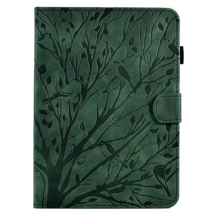 Fortune Tree Pressure Flower PU Tablet Case with Wake-up / Sleep Function, For Amazon Kindle 11th 2022, For Amazon Fire HD 10 Plus / HD 10 2021, For Amazon Fire 7 2015 2017 2019, For Amazon Fire 7 2022, For Amazon Kindle Paperwhite / 2 / 3 / 4