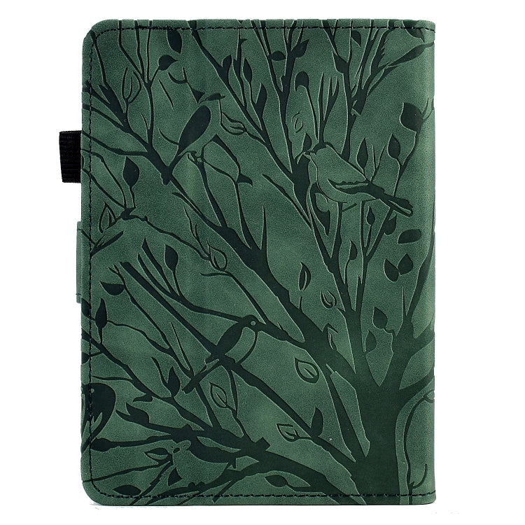 Fortune Tree Pressure Flower PU Tablet Case with Wake-up / Sleep Function, For Amazon Kindle 11th 2022, For Amazon Fire HD 10 Plus / HD 10 2021, For Amazon Fire 7 2015 2017 2019, For Amazon Fire 7 2022, For Amazon Kindle Paperwhite / 2 / 3 / 4