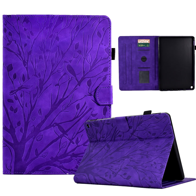 Fortune Tree Pressure Flower PU Tablet Case with Wake-up / Sleep Function, For Amazon Kindle 11th 2022, For Amazon Fire HD 10 Plus / HD 10 2021, For Amazon Fire 7 2015 2017 2019, For Amazon Fire 7 2022, For Amazon Kindle Paperwhite / 2 / 3 / 4