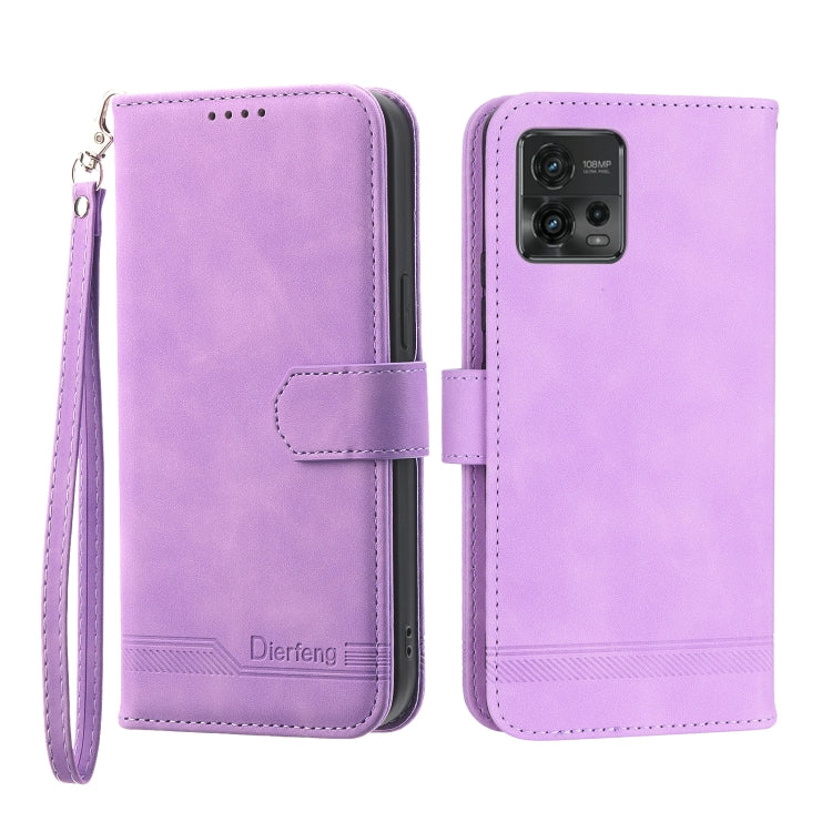 Dierfeng Dream Line TPU + PU Leather Phone Case, For Motorola Moto G Power 2023, For Motorola Moto G Stylus 5G 2023, For Motorola Moto G13 4G/G53 5G/G23 4G, For Motorola Moto G73 5G, For OPPO Reno8 T 4G Global