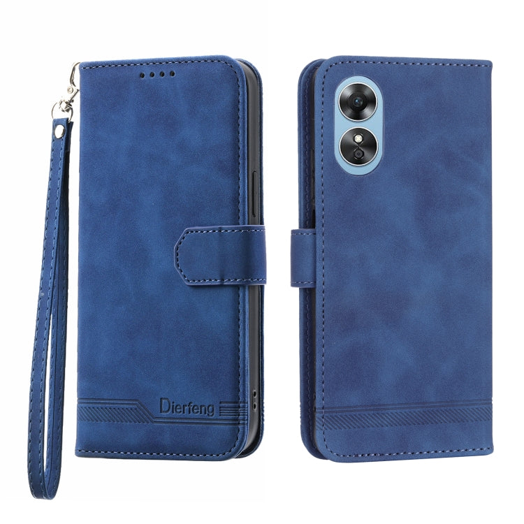 Dierfeng Dream Line TPU + PU Leather Phone Case, For Motorola Moto G Power 2023, For Motorola Moto G Stylus 5G 2023, For Motorola Moto G13 4G/G53 5G/G23 4G, For Motorola Moto G73 5G, For OPPO Reno8 T 4G Global