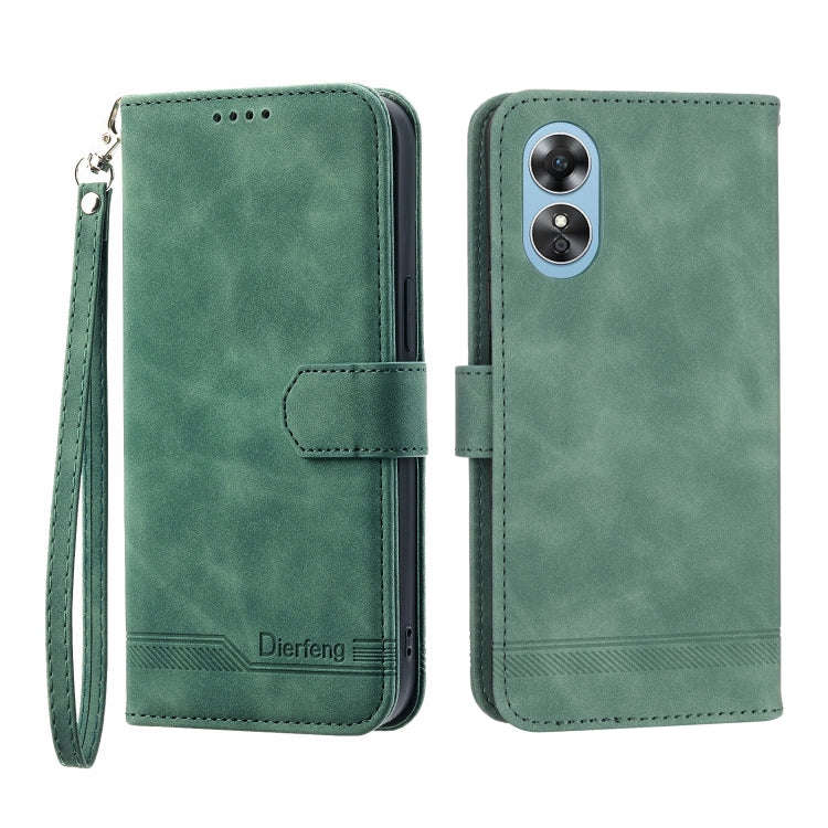 Dierfeng Dream Line TPU + PU Leather Phone Case, For Motorola Moto G Power 2023, For Motorola Moto G Stylus 5G 2023, For Motorola Moto G13 4G/G53 5G/G23 4G, For Motorola Moto G73 5G, For OPPO Reno8 T 4G Global