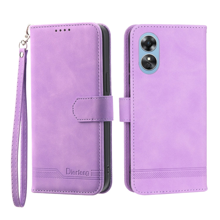 Dierfeng Dream Line TPU + PU Leather Phone Case, For Motorola Moto G Power 2023, For Motorola Moto G Stylus 5G 2023, For Motorola Moto G13 4G/G53 5G/G23 4G, For Motorola Moto G73 5G, For OPPO Reno8 T 4G Global