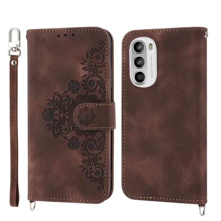 Skin-feel Flowers Embossed Wallet Leather Phone Case, For Motorola Moto G Power 2023, For Motorola Moto G Stylus 5G 2023, For Motorola Moto G13 4G/G53 5G/G23 4G, For Motorola Moto G73 5G, For OPPO A1 Pro, For OPPO Reno9 5G/Reno9 Pro 5G