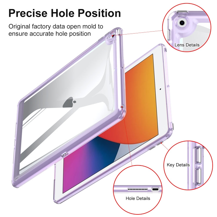 Transparent Acrylic Tablet Case, For iPad 10.2 2021 / 2020 / 2019, For iPad Air 3 10.5 2019, For iPad Air 2022 / 2020, For iPad mini 5 / 4, For iPad mini 2024 / mini 6