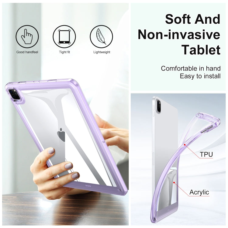 Transparent Acrylic Tablet Case, For iPad Pro 11 2022 / 2021 / 2020, For iPad 10th Gen 10.9 2022, For iPad 9.7 2018 / 2017