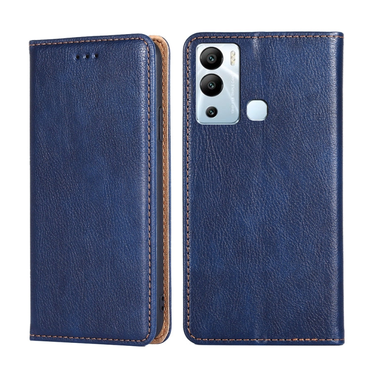 Gloss Oil Solid Color Magnetic Leather Phone Case, For Infinix Hot 12i, For Infinix Hot 20 4G, For Infinix Hot 20i, For Infinix Hot 20S, For Infinix Note 10 Pro, For Infinix Note 11