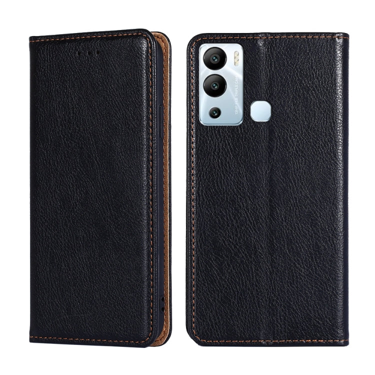 Gloss Oil Solid Color Magnetic Leather Phone Case, For Infinix Hot 12i, For Infinix Hot 20 4G, For Infinix Hot 20i, For Infinix Hot 20S, For Infinix Note 10 Pro, For Infinix Note 11